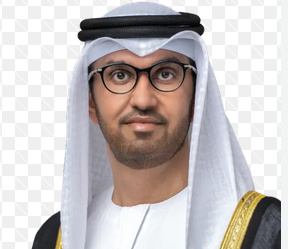 Portrait de Sultan Al Jaber, pr&eacute;sident de la COP28