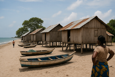 Village d’un PMA montrant les réalités de terrain face à l’adaptation