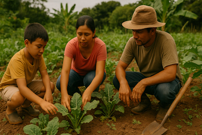 Agriculteurs en Amazonie confrontés aux impacts du climat