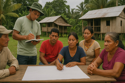 Communautés amazoniennes développant des solutions locales d’adaptation